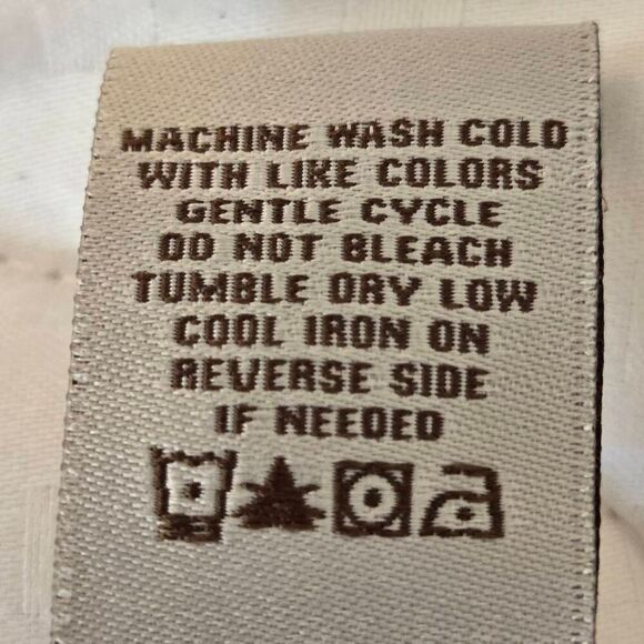 Multiples Womens Geometric Jacquard Side Button Short Sleeve Top White Small - Picture 7 of 10